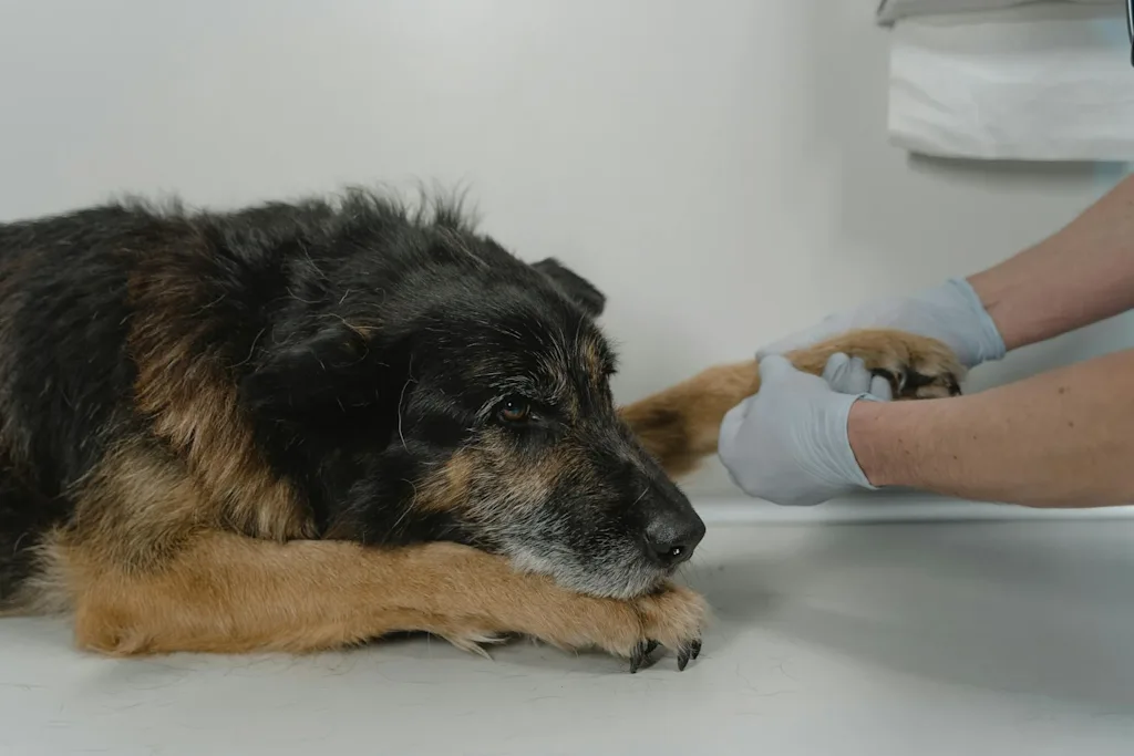 chien prise de sang veterinaire