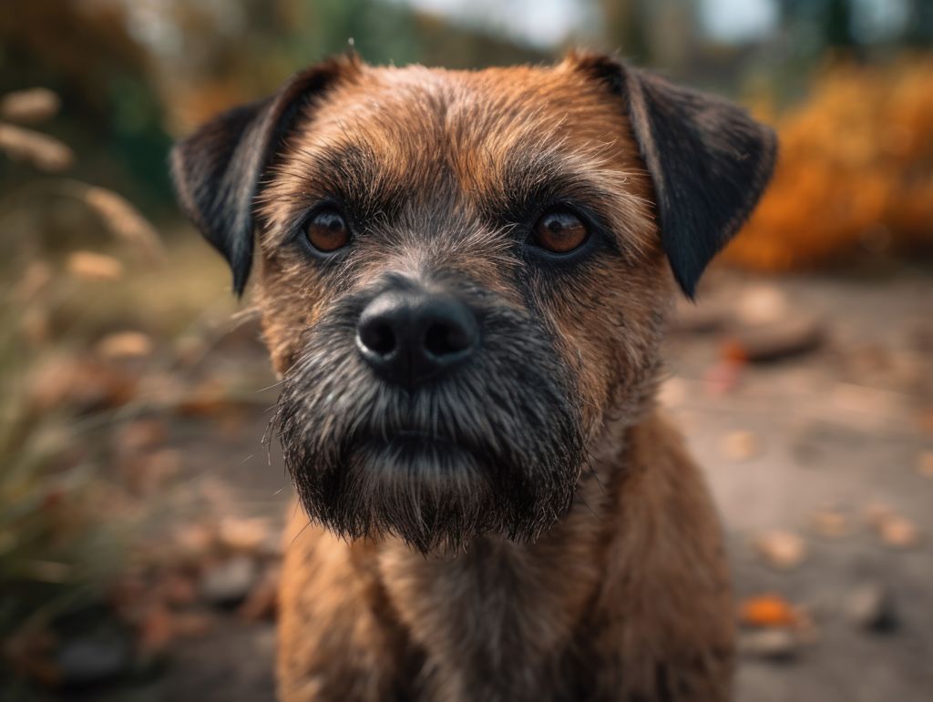 portrait de border terrier