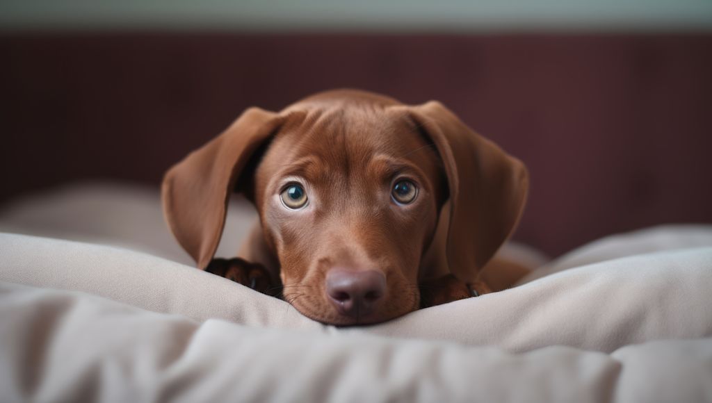 chiot braque hongrois ou viszla