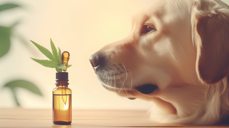 Huile de CBD chien maxi : remède naturel et anti-stress et anti