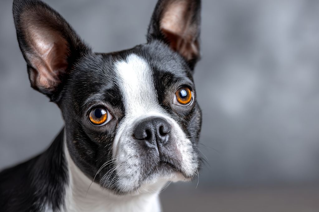 portrait du boston terrier