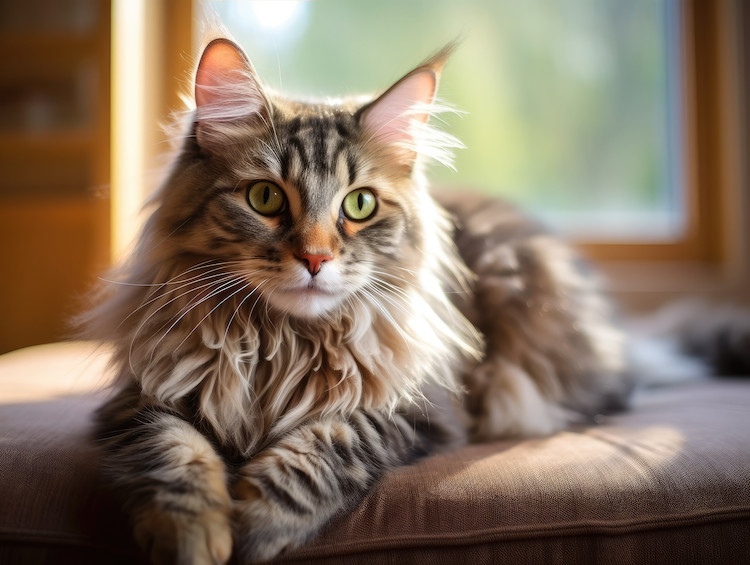 Maine Coon oedème pulmonaire chez le chat