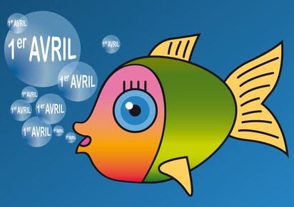 clipart de poisson drôle