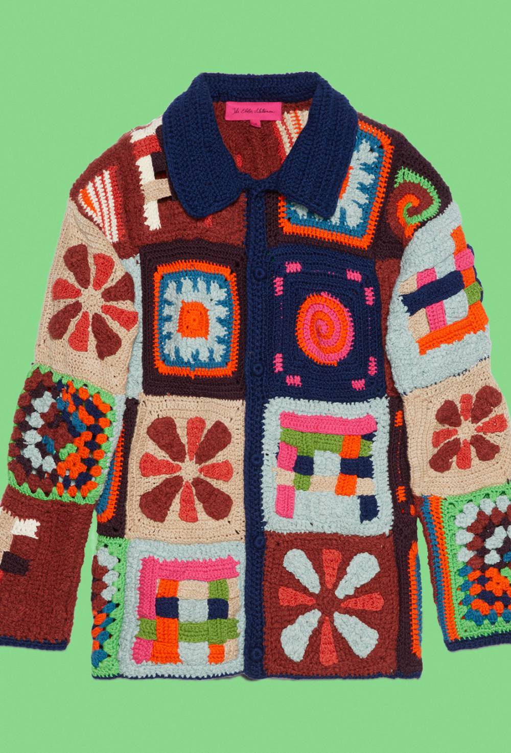 Great granny square shirt by The Elder Statesman  image #1