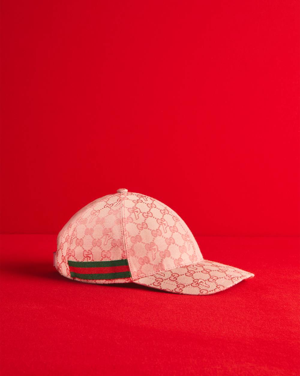 GG-P canvas baseball hat by Palace Gucci