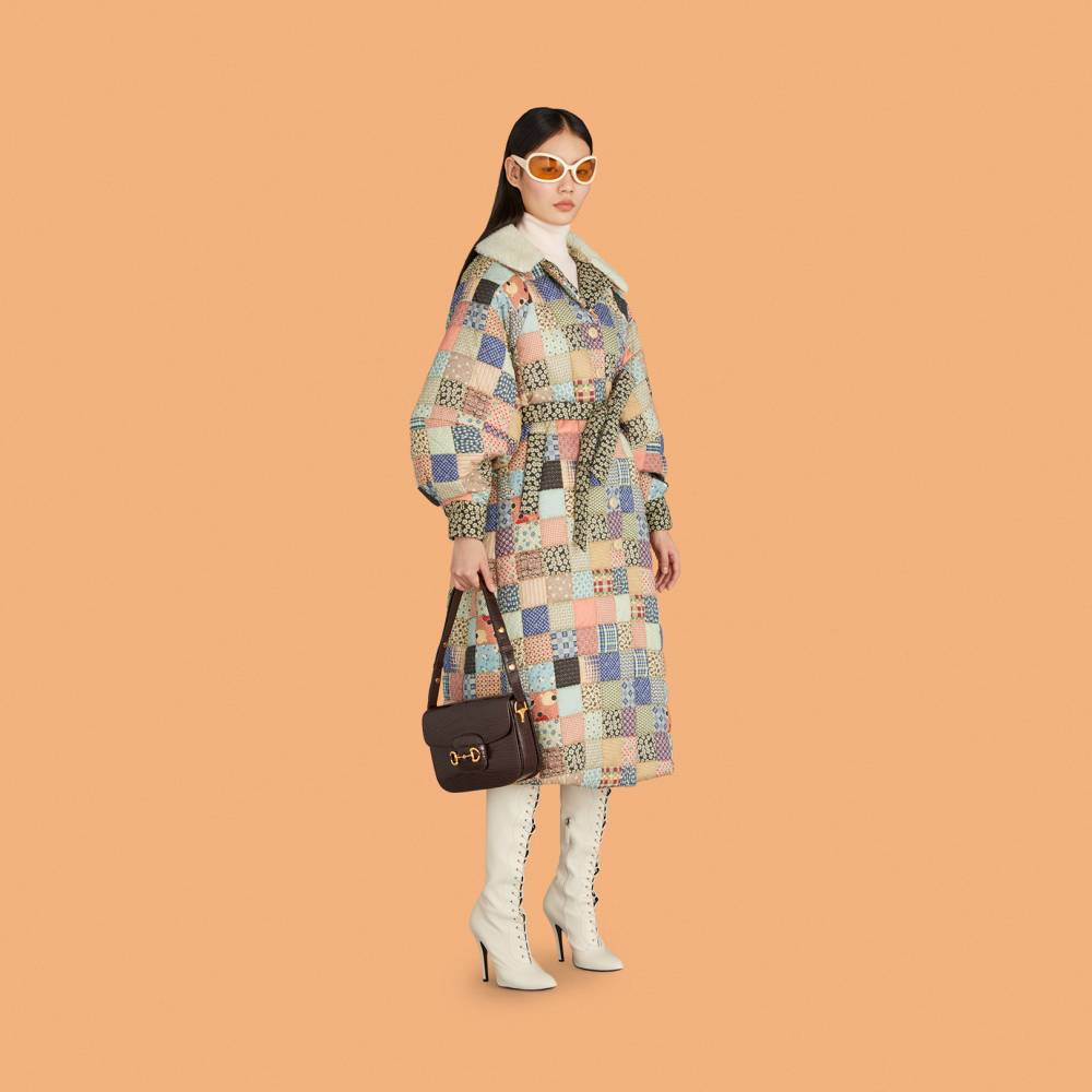 Val Chisone patchwork quilt coat by Sea