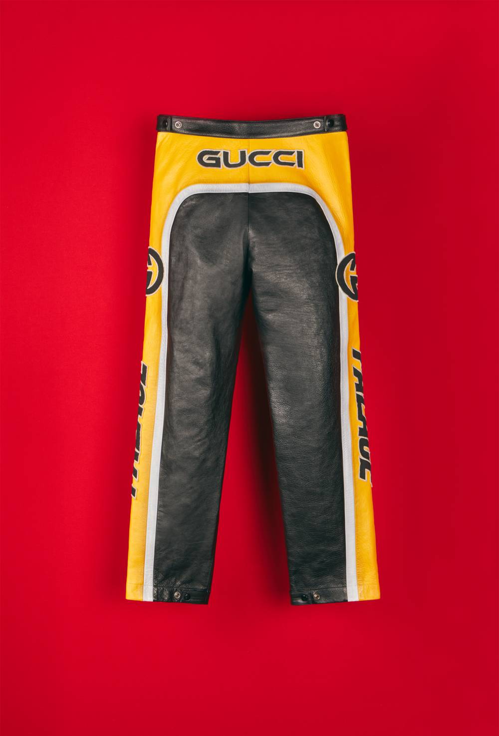 Leather pants with patches by Palace Gucci image #2