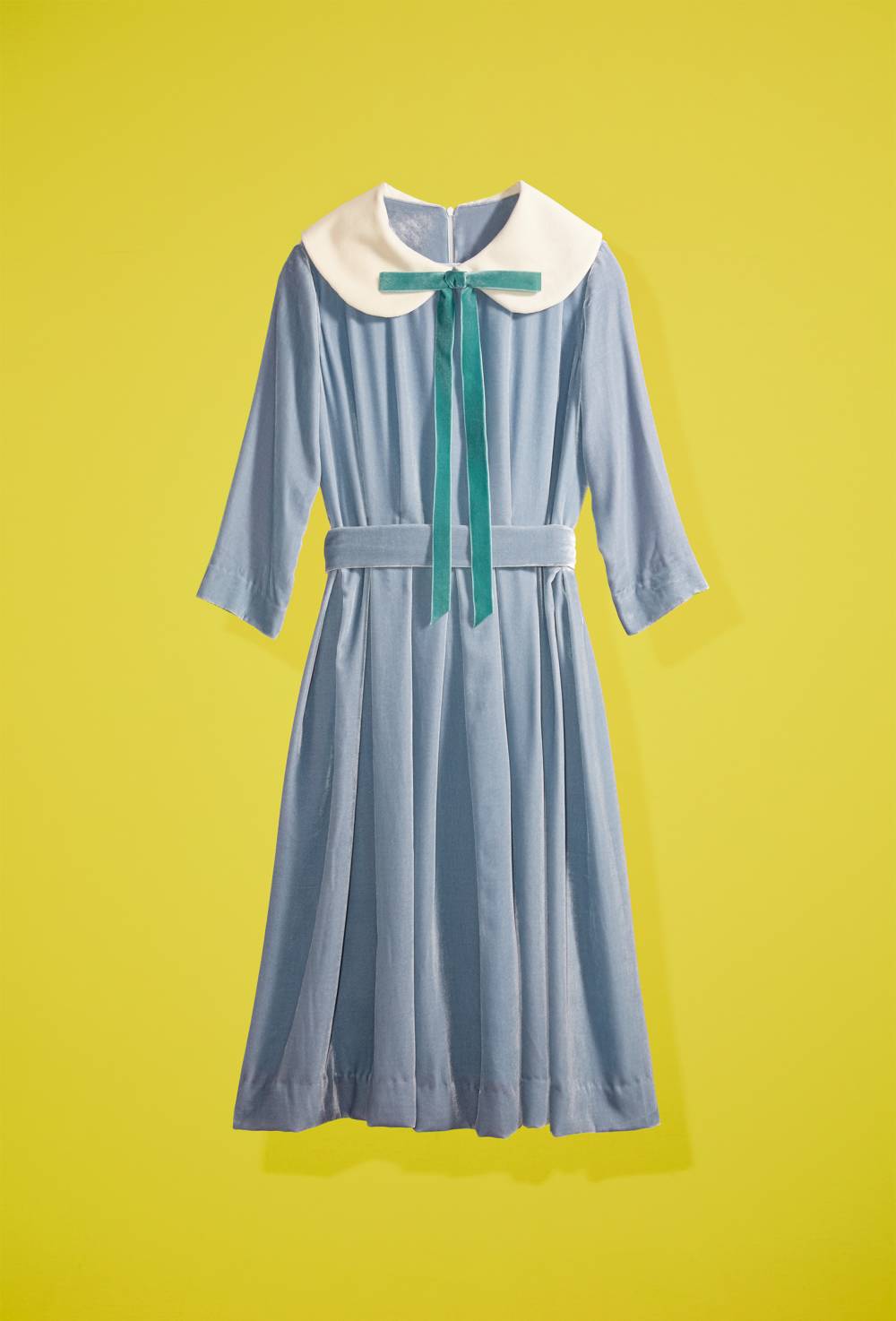 Babydoll dress in light blue by La Veste image #1