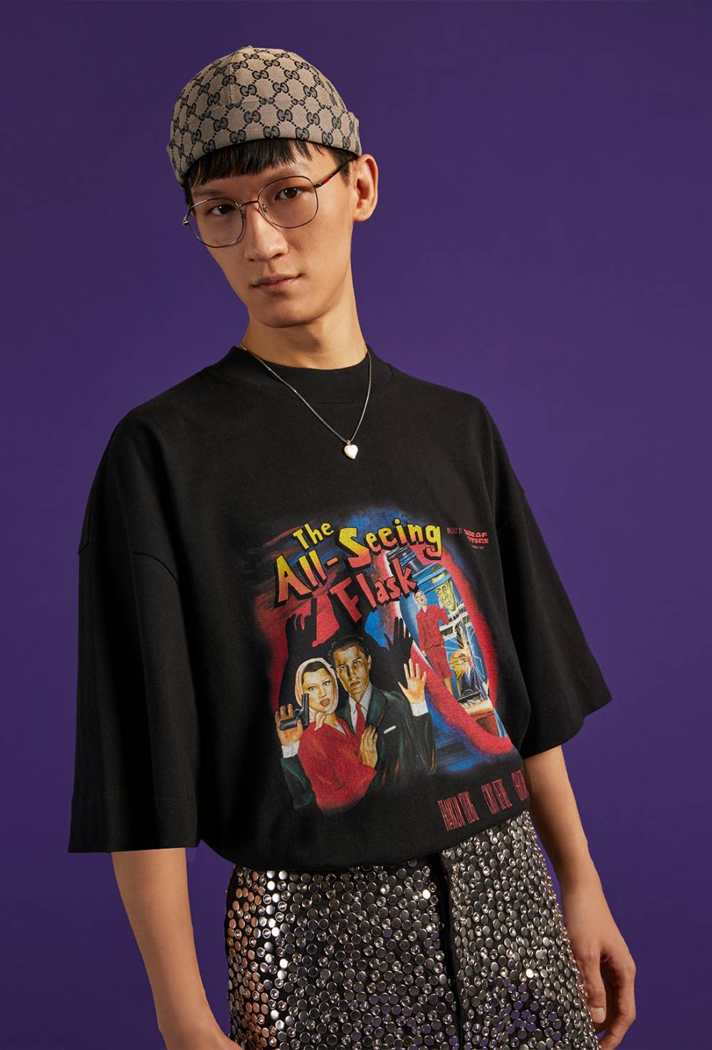 Boxy printed t-shirt by House of Errors image #3