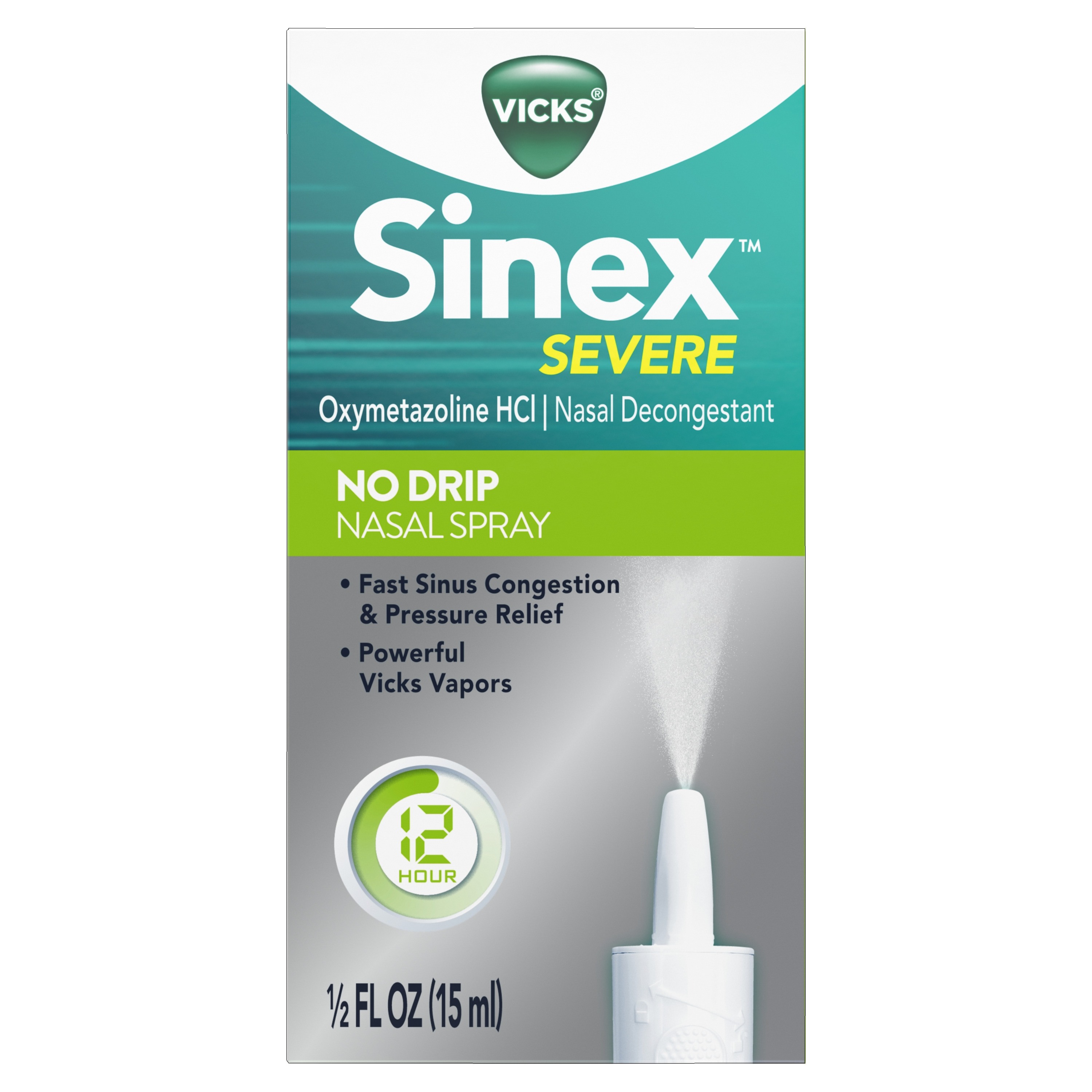 Vicks Sinex - Spray nasal severo, niebla ultra fina original, medicina  descongestionante, alivio de la nariz tapada debido al frío o alergia, y