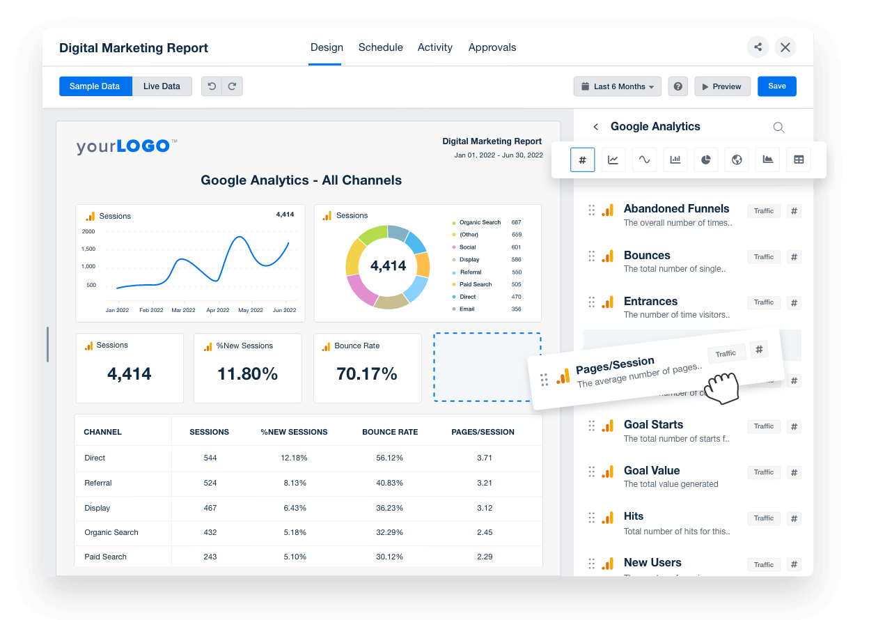 White Labeled Shopify Dashboard & Reporting Tool - AgencyAnalytics