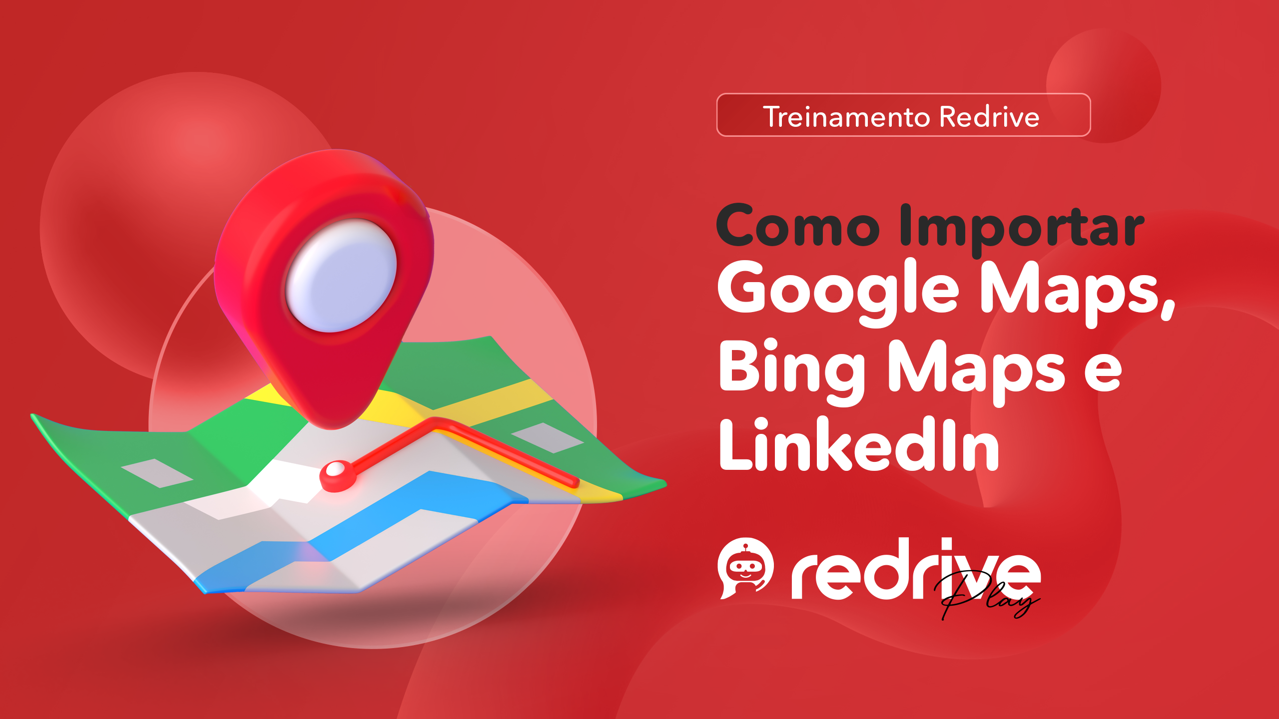 Como importar contatos do Google Maps, Bing Maps e Linkedin