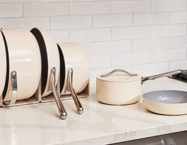 Caraway's New Pastel “Full Bloom” Cookware Set Launch