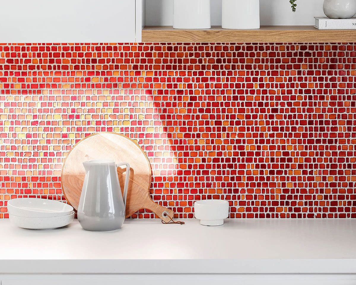 67 Red Backsplash Ideas - A Powerful Color Red Statement