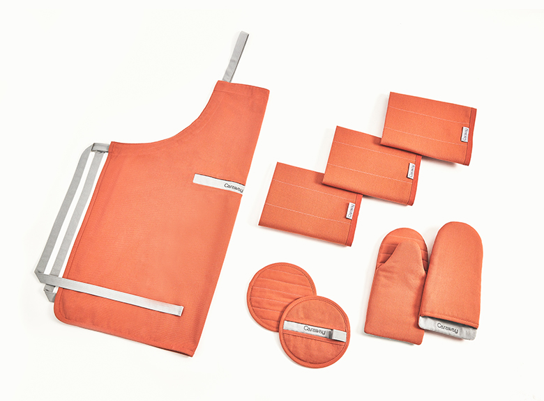 Collections - LinensSet - Perracotta - Laydown