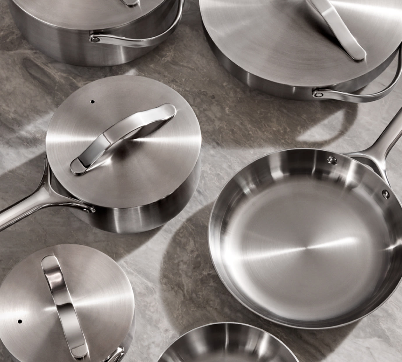 Stainless Steel Cookware, Non-Toxic Pots & Pans Set