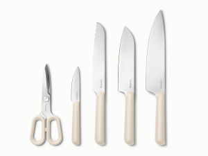 Knife Set - Cream - Ecomm on White