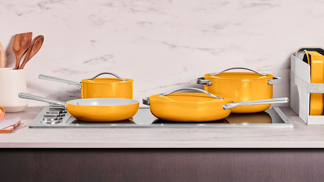 Cookware Set - Marigold - Lifestyle Induction Stovetop