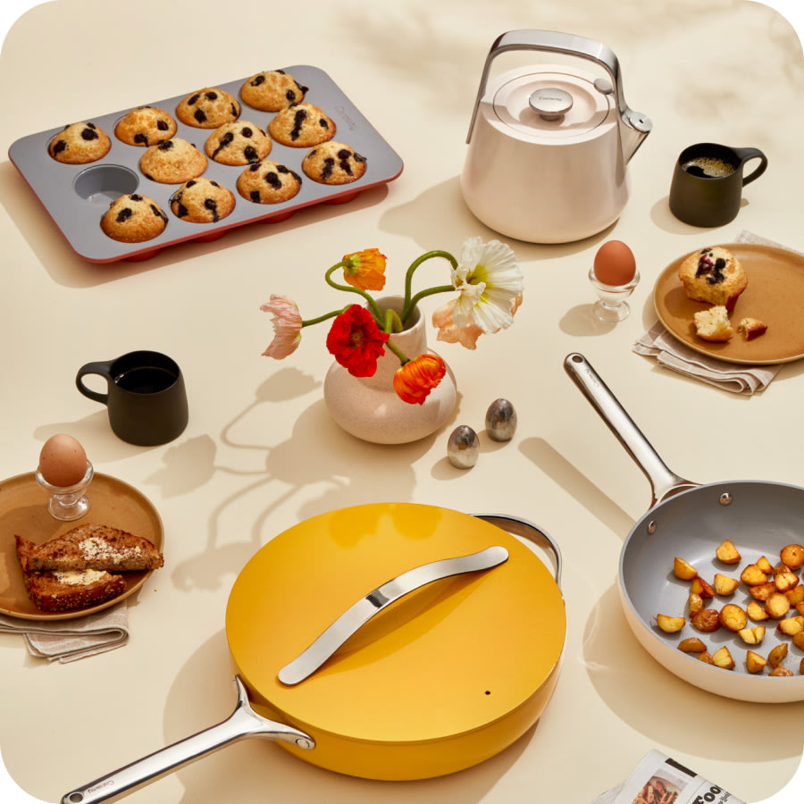 cookware marigold lifestyle table spread