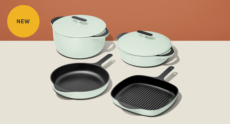 Cast Iron - Cookware Set - Mist - Elevated Ecomm