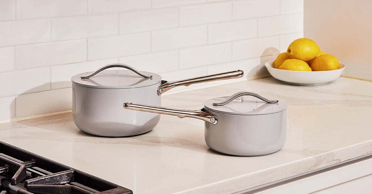 Mini Cookware Set in Peracotta, Fry & Sauce Pan