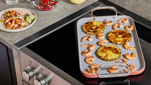 Double Burner Griddle - Perracotta - Lifestyle Food