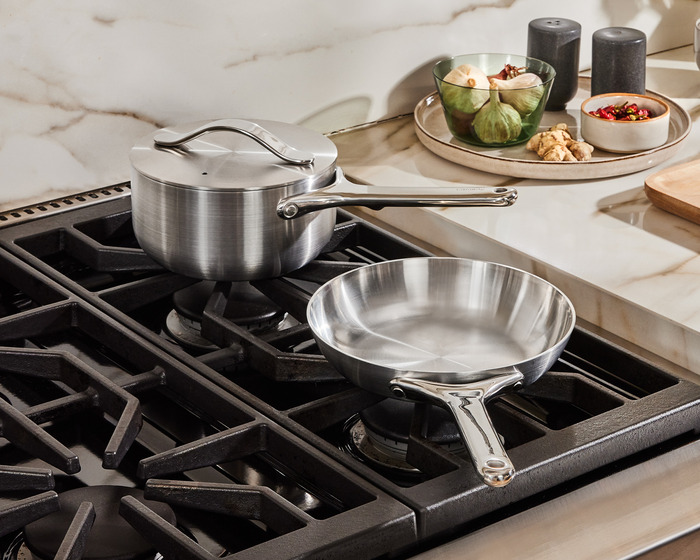 Minis Duo - Stainless Steel - Lifestyle on Stovetop