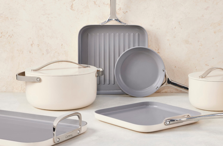 Ceramic-Coated Cookware - Cream