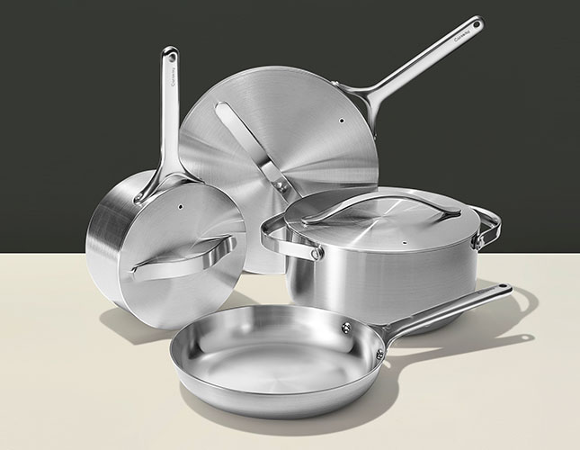 Stainless Steel Cookware, Non-Toxic Pots & Pans Set