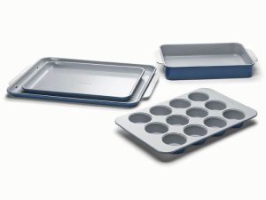 5 Piece Bakeware Set, Organizers Included, Non-Toxic Ceramic Coating