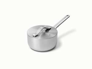 Mini Sauce Pan - Stainless Steel - Ecomm on White