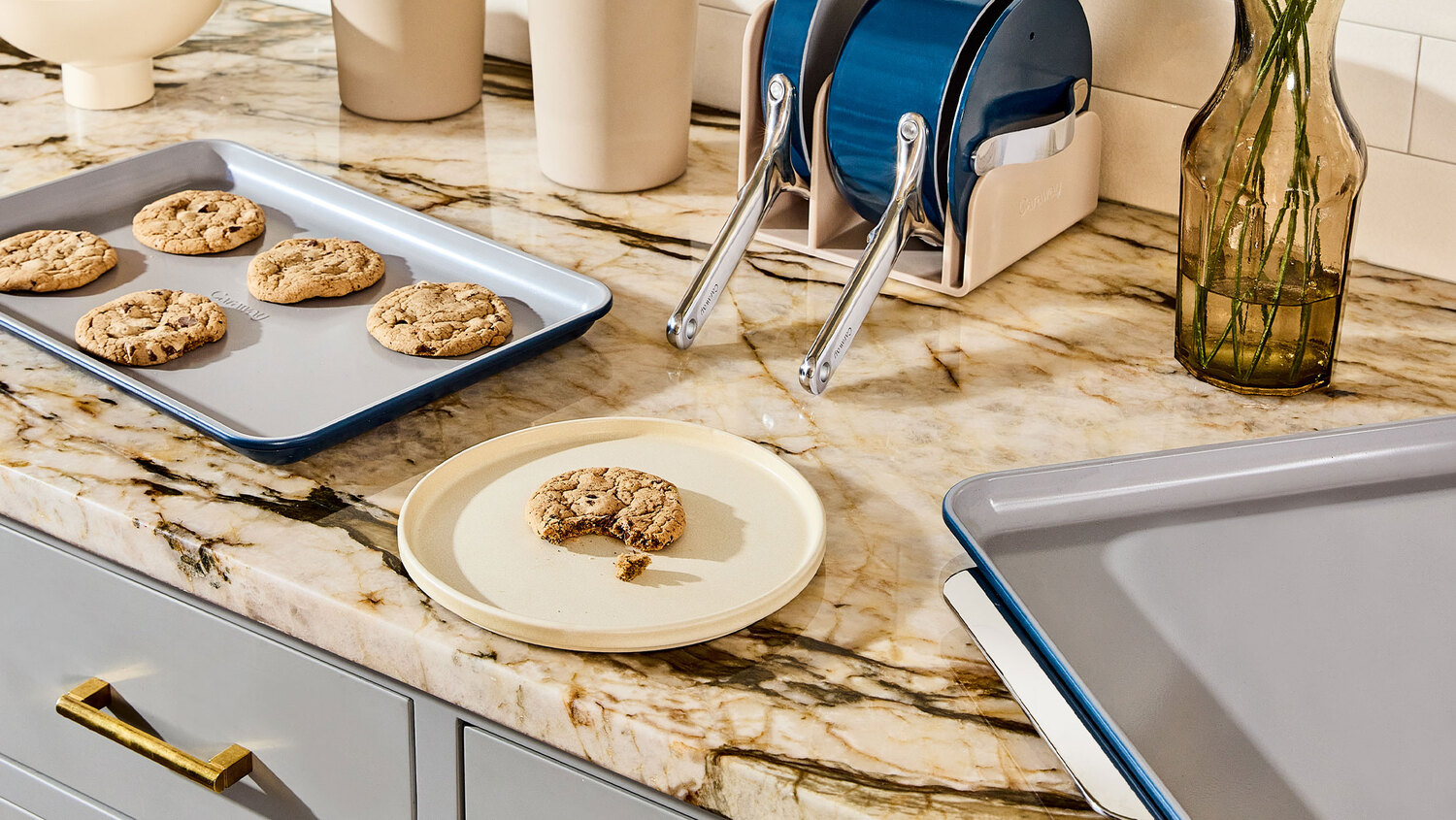 Baking Sheet Duo - Cookies - Header - Navy - Lifestyle