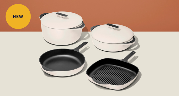 Cast Iron - Cookware Set - Cream - Elevated Ecomm