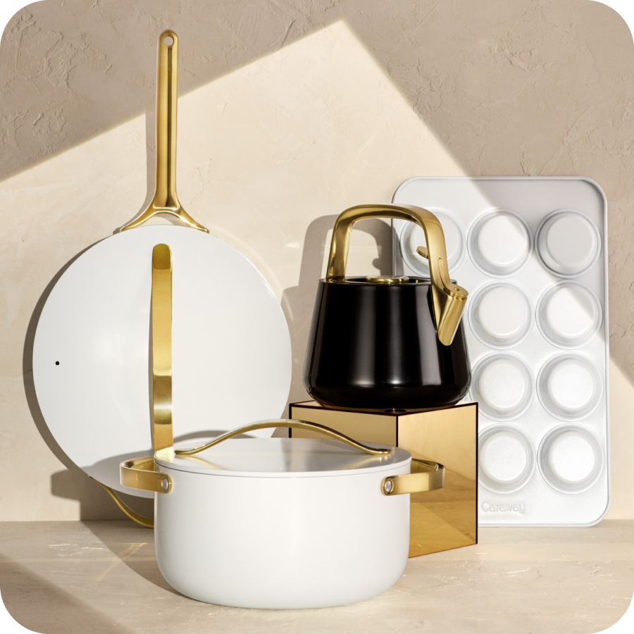 Caraway's Iconics Collection Expanded to Include Their Tea Kettle and  Bakeware