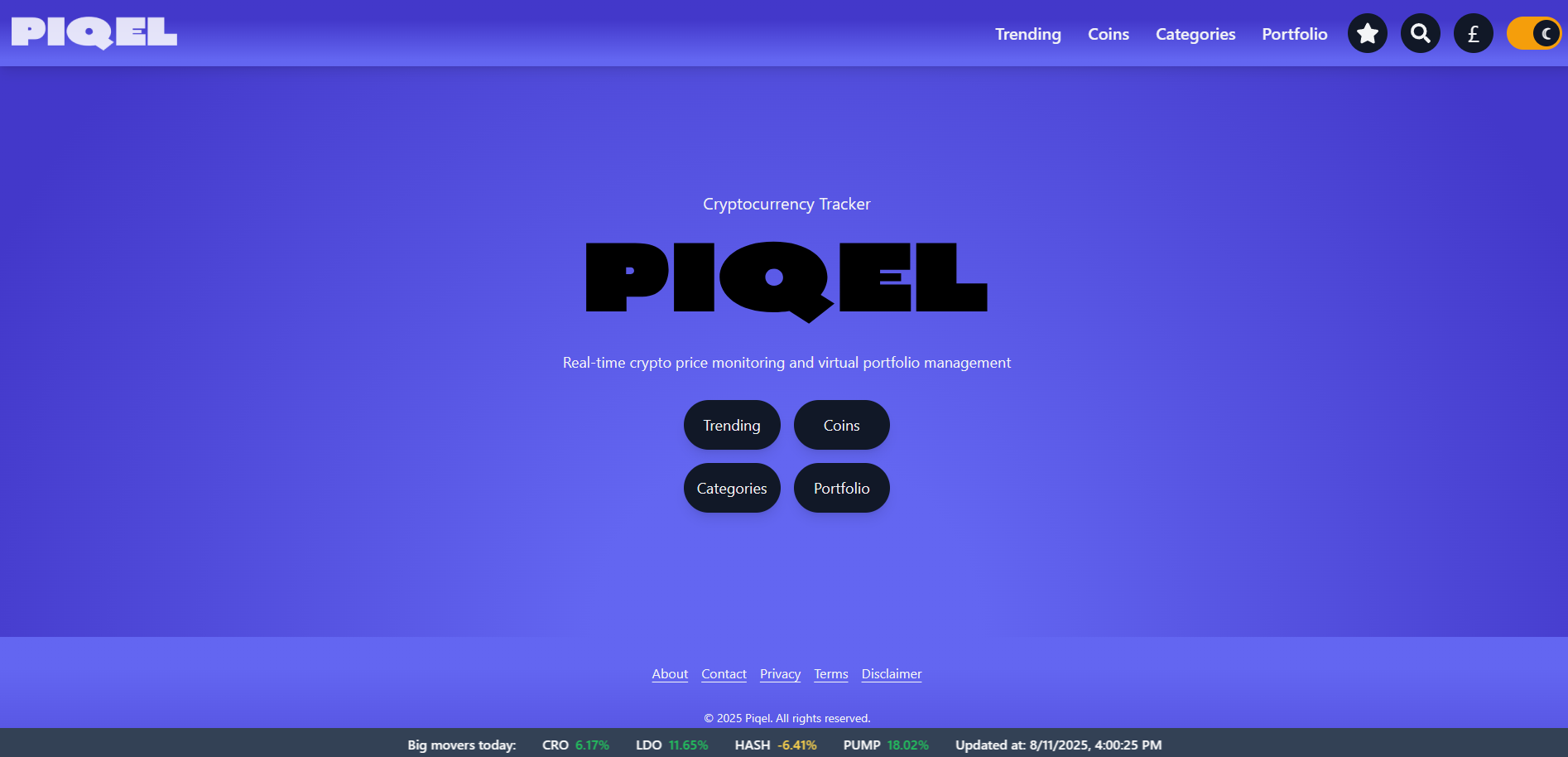 piqel home