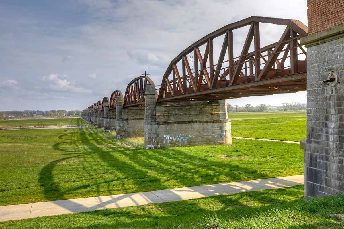 Eisenbahnbrücke Dömitz Langendorf Eisenbahnbrücke Dömitz Langendorf