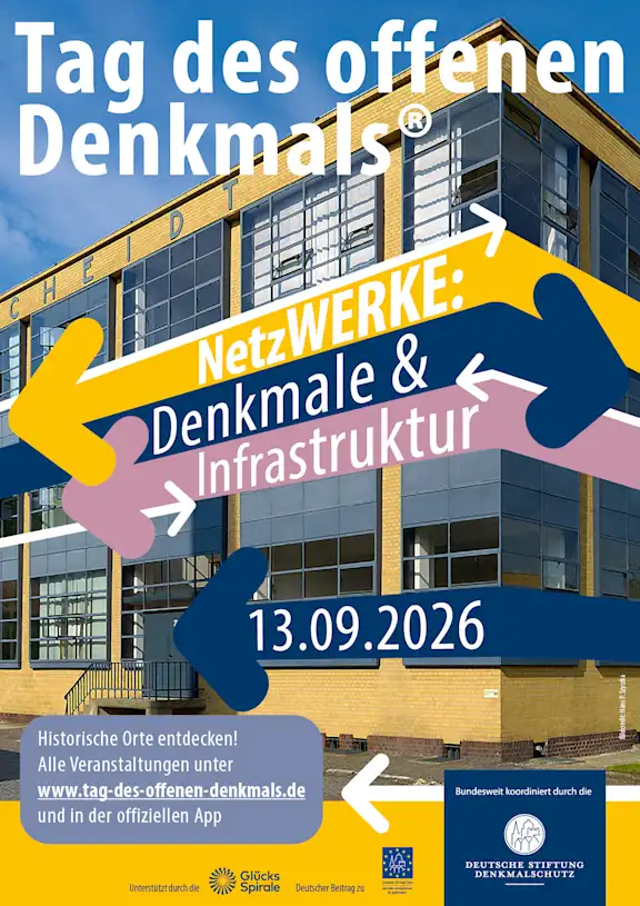Tag des offenen Denkmals 2026 am 13.09.2026
