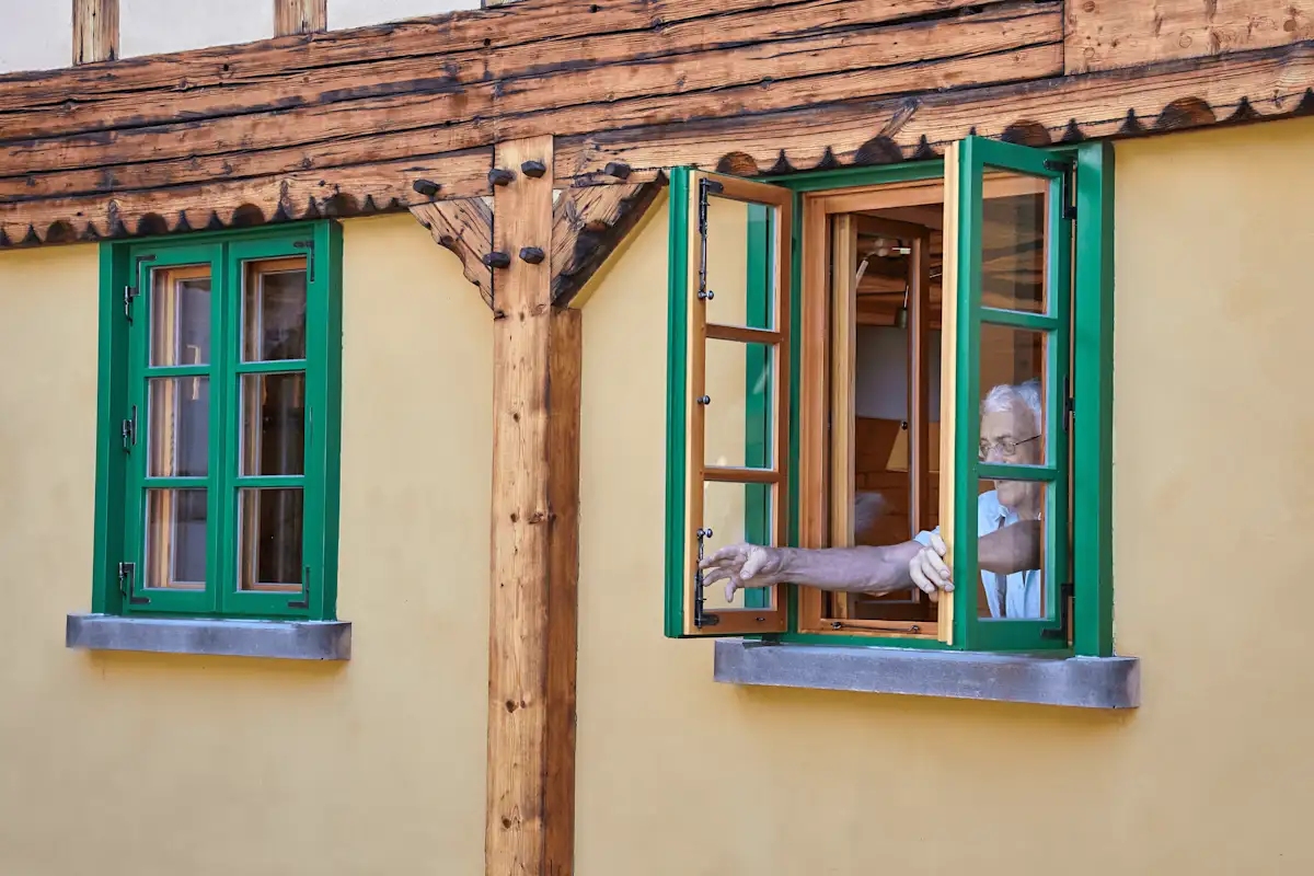 komprimiert Vierseithof Umgebindehaus Langenbernsdorf Roland Rossner