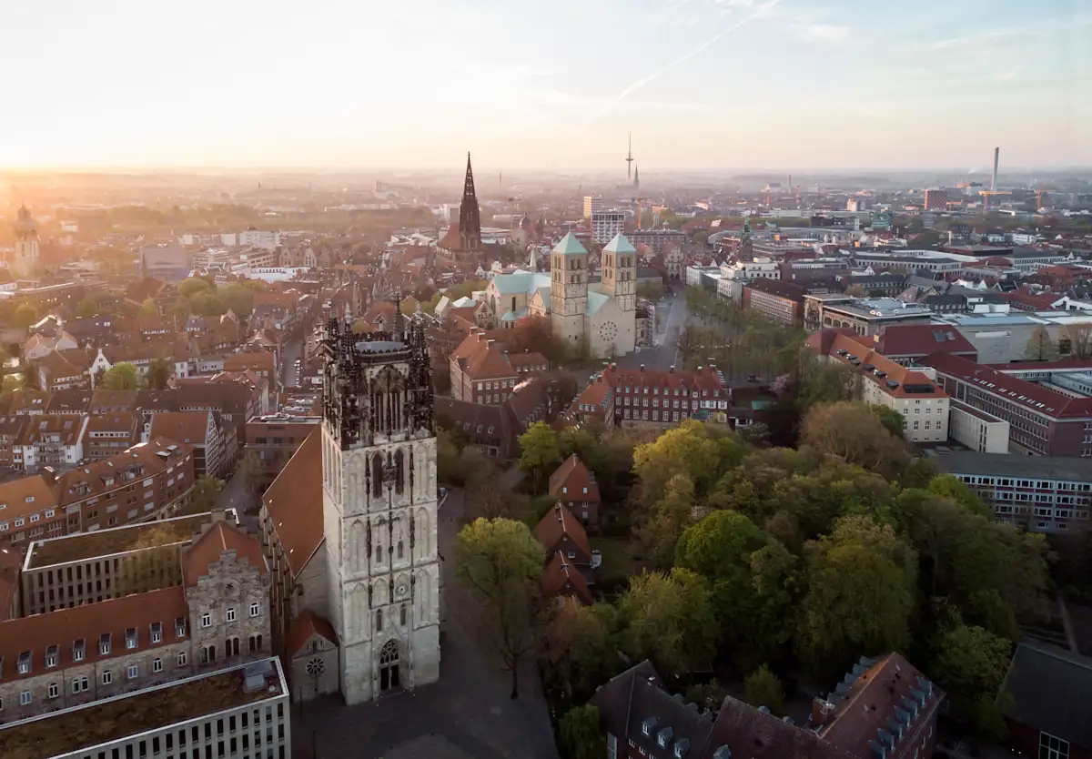 Altstadt-Silhouette Münster
