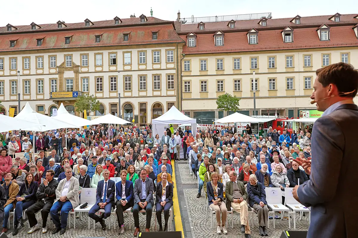 Bundesweite Eröffnung 2026 auf dem Maxplatz in Bamberg