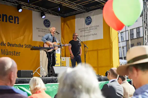 Münster Bundesweite Eröffnung Musiker