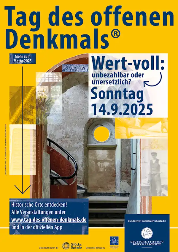 Plakat zum Tag des offenen Denkmals 2025 Webversion