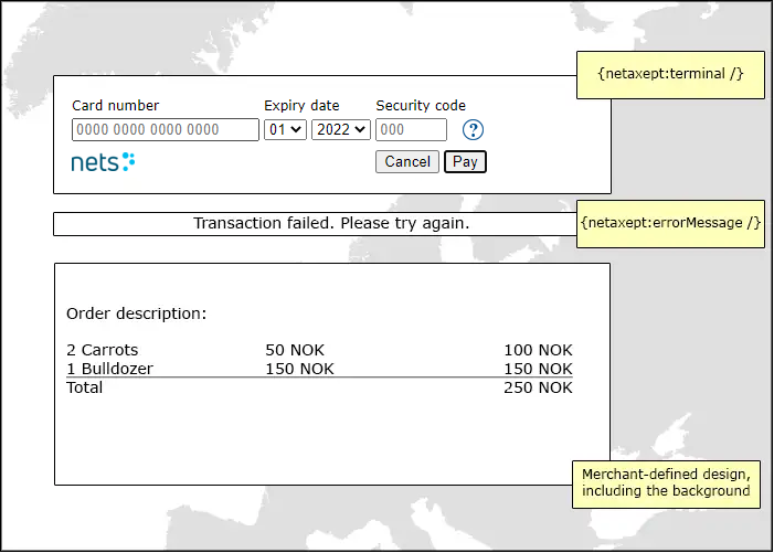 Mini Payment Window