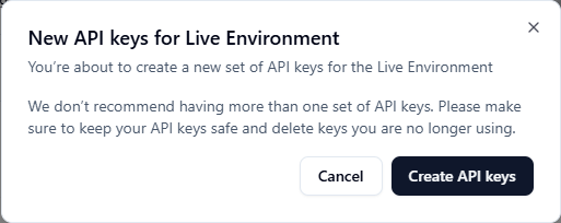Company Integration NewAPIkeys