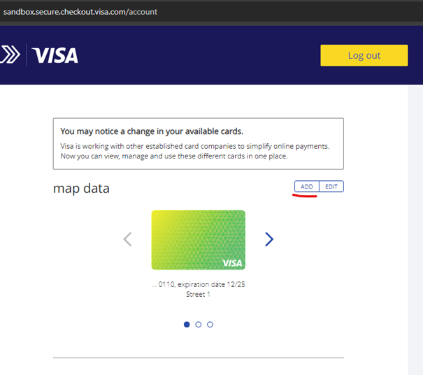 Visa C2P Sandbox
