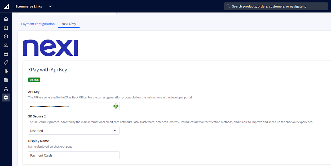 Intesa Sign Api Developer Big Commerce | XPay Intesa | Nexi group developer portal