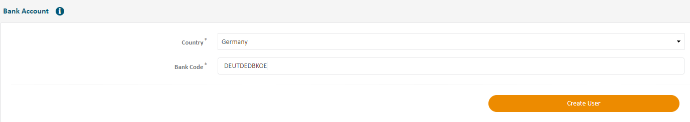 Prepayment bank account 2