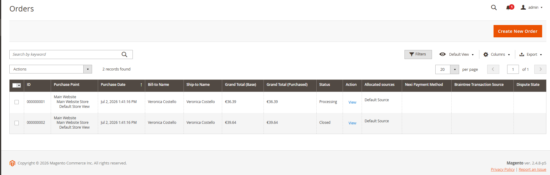 Order Management