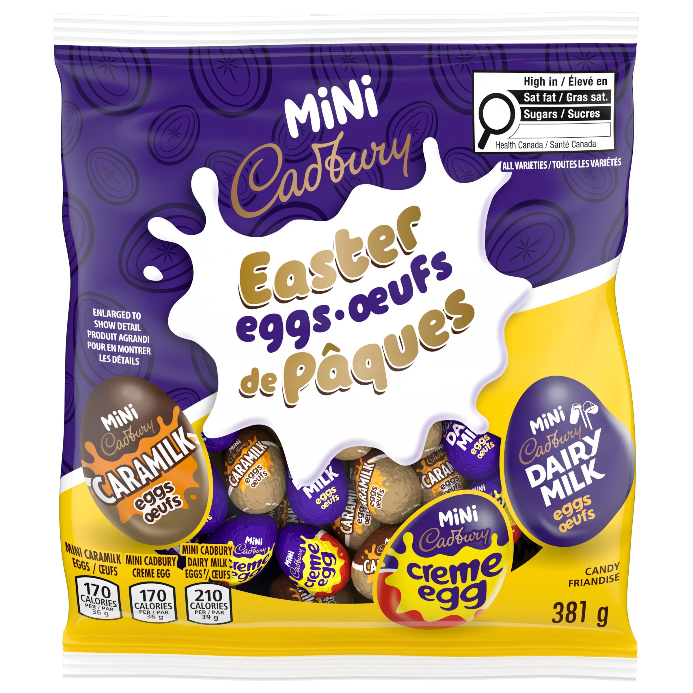 Cadbury Mini Chocolate Easter Eggs Candy Assortment (381 g)