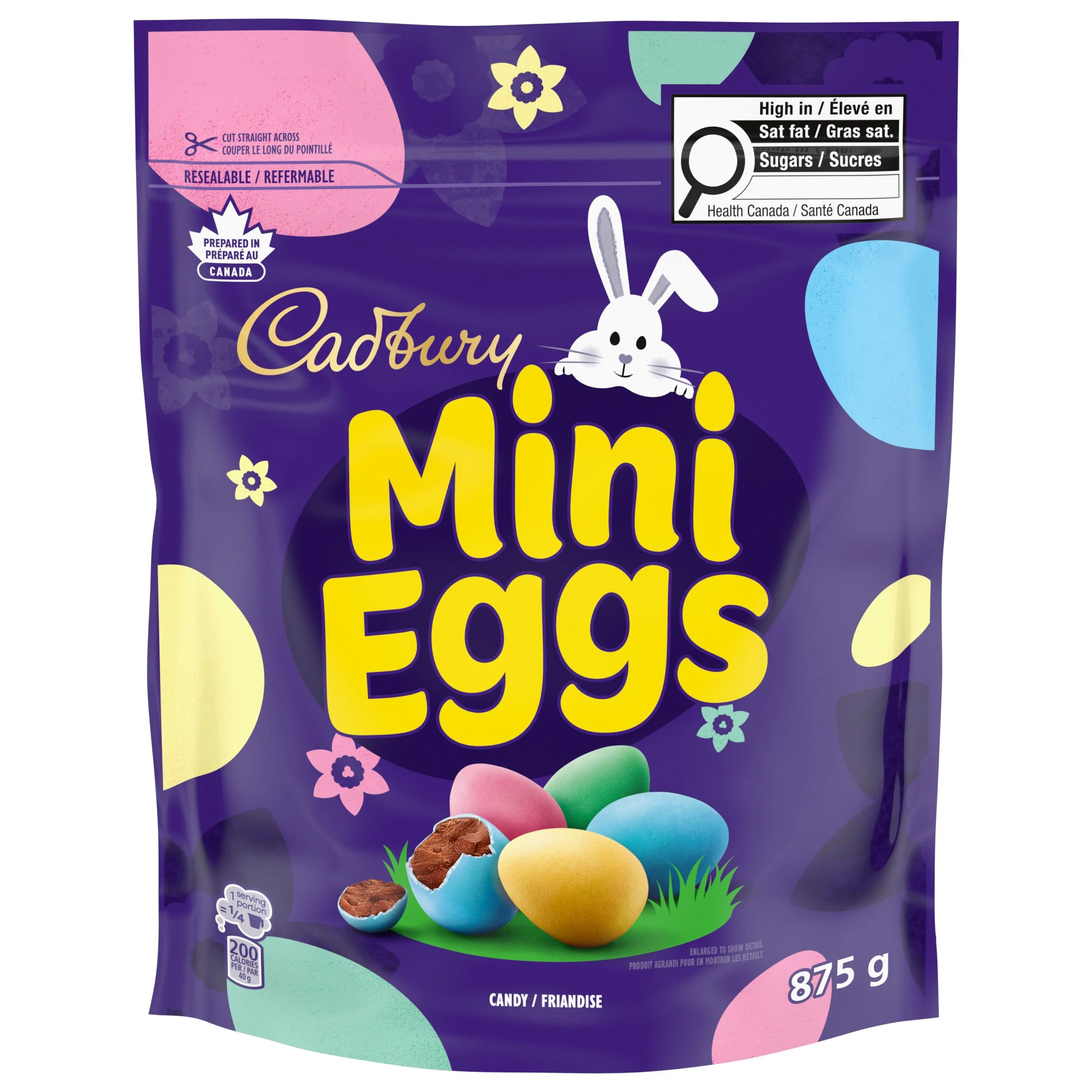 Friandises Cadbury Mini Eggs à saveur de chocolat 875g